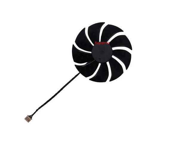 PLD09220S12H, DC12V, 0.55A, 4-pin, graphics card fan, graphics card cooler, suitable for RTX 3090 3080Ti 3080 3070 FTW3 ULTRA GAMING (brown plug fan).