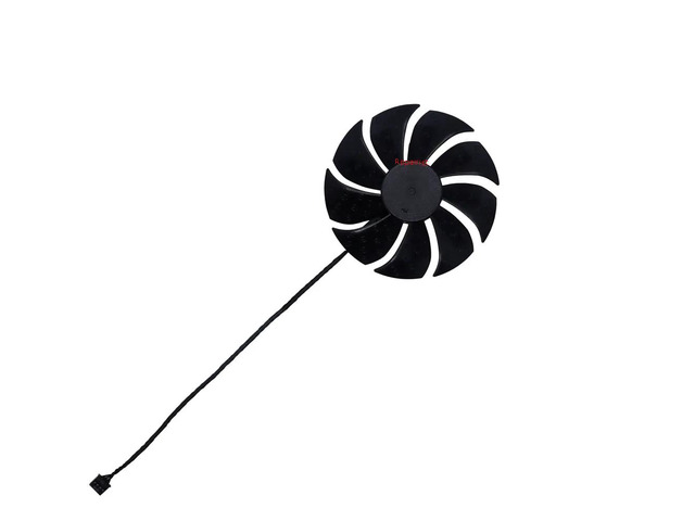 PLD09220S12H, DC12V, 0.55A, 4-pin, graphics card fan, graphics card cooler, suitable for RTX 3090 3080Ti 3080 3070 FTW3 ULTRA GAMING (black plug fan).