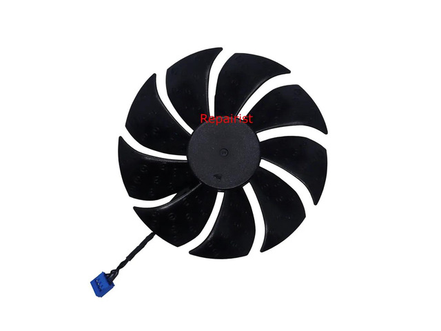 PLD09220S12H, DC12V, 0.55A, 4-pin, graphics card fan, graphics card cooler, suitable for RTX 3090 3080Ti 3080 3070 FTW3 ULTRA GAMING (blue plug fan).