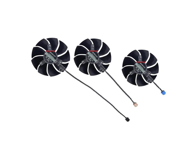 PLD09220S12H, DC12V, 0.55A, 4-pin, graphics card fan, graphics card cooler, suitable for RTX 3090 3080Ti 3080 3070 FTW3 ULTRA GAMING (1 Set Triple...