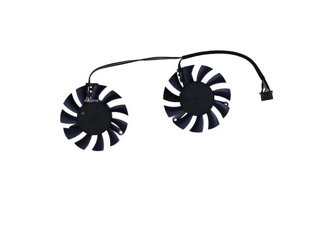 Graphics card fan, graphics cooler, 4-pin HA5510H12SF-Z, for RTX 3050 LP 6G, for RTX 3050 Low Profile OC 6GB, 2 units/set