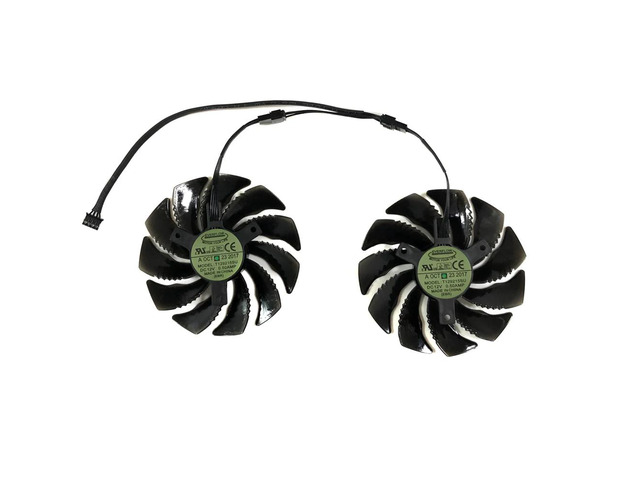 2 units/set, T129215SU, GPU cooler/graphics card fan, suitable for RTX 2060 6GB, also suitable for GTX 1660/1650 SUPER