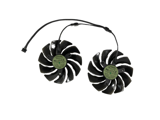 One set, T129215SU, VGA cooler, GV RX570 580 GAMING, RX 580 2048SP 8GD, KFA2 GTX 1080Ti EX, graphics card fan.