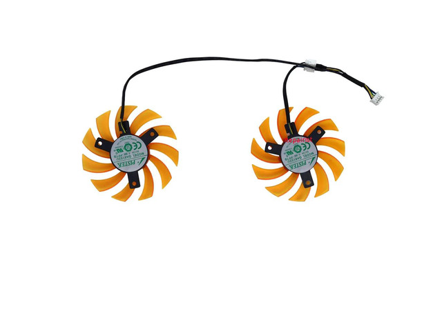 2 units/set, 75mm diameter, GA81S2U graphics card cooling fan, suitable for GTX 660, GTX660-2GD5, 960 2GB graphics cards.