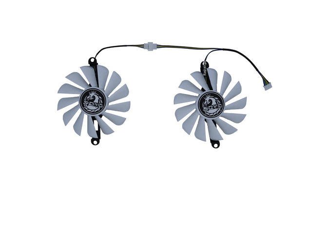 Graphics card cooler fans for RX 580 2048sp 8GB and RX590 590 8G, 2 units/set, GFY09010E12SPA, can replace HP9015B.
