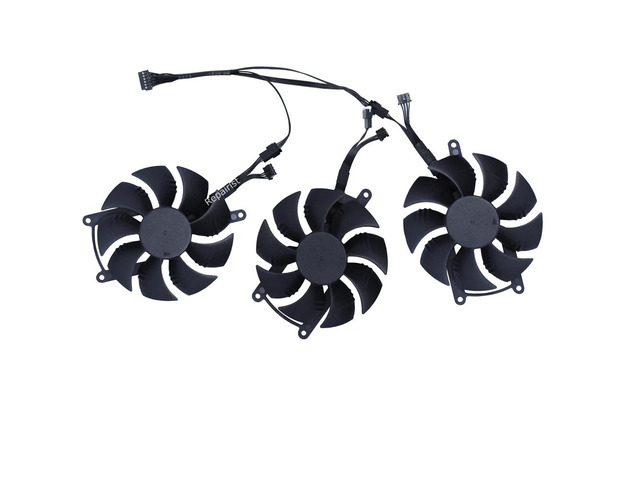 3-piece PLA09215 graphics card cooler, graphics card fan, PLA09215S12H, suitable for RTX 4060 ELITE 8GB and RTX4070 OC 12GB.