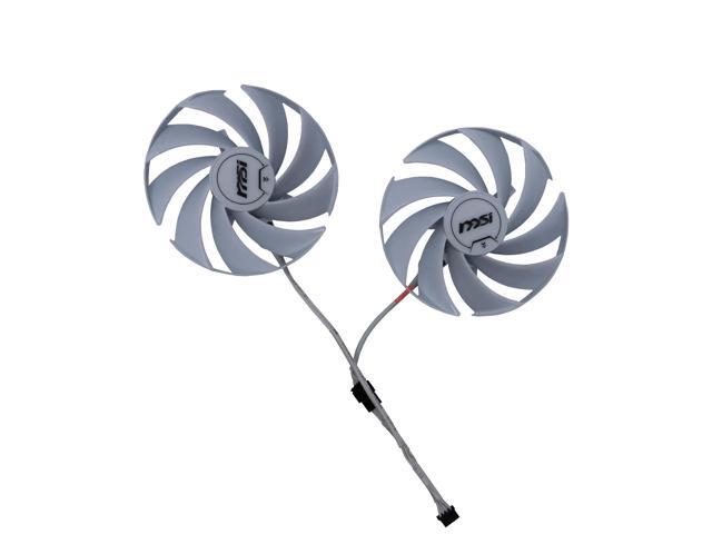 PCS GPU coolers/fans, compatible with RTX 4060, 4070 Ti, 4070S SLIM White 12G, and compatible with 5070Ti VENTUS 3X PZ 16GB, PLD09210B/S12HH