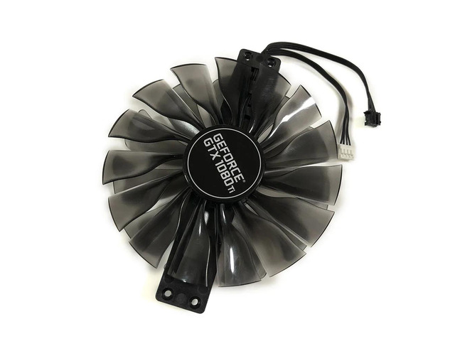 (2-Pack Fan) FD10010H12S GPU VGA Graphics Card Fan, Suitable for GTX 1080 Ti and GTX1080 Ti GameRock Premium Edition Mining Graphics Card Cooling