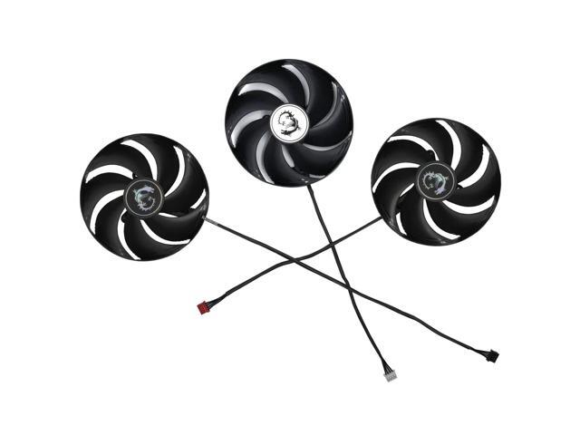 (3 fans together) Graphics card fan, GPU cooling, suitable for RTX 5090 TRIO VANGUARD SOC 32GB, suitable for RTX5090 SUPRIM OC 32G, PLD10020B12H