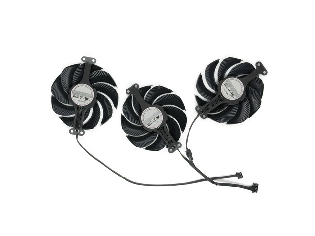 (Triple Fan) GPU cooling fan, suitable for RTX 5080, RTX 5070, RTX 5070 Gaming Pro, and RTX 5090 GameRock 32G, model THA9520-B2H.