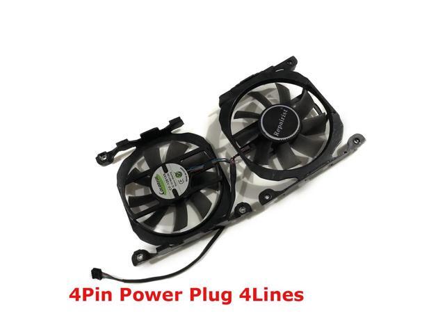 GPU cooler, graphics card fan, 2 units/set CF-12815S, for Inno3D GTX 760 HerculeZ 2000s 2GB, for Inno3D GTX 1070Ti X2 V2