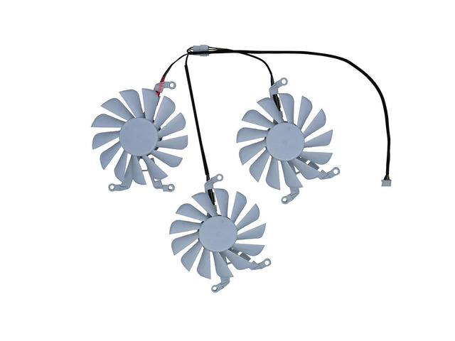 3-piece set: Graphics card fan and graphics card cooler, FY09015M12LPA, suitable for RTX 3070 8G, RTX 3070Ti 8G, and RTX 3080 10GB.