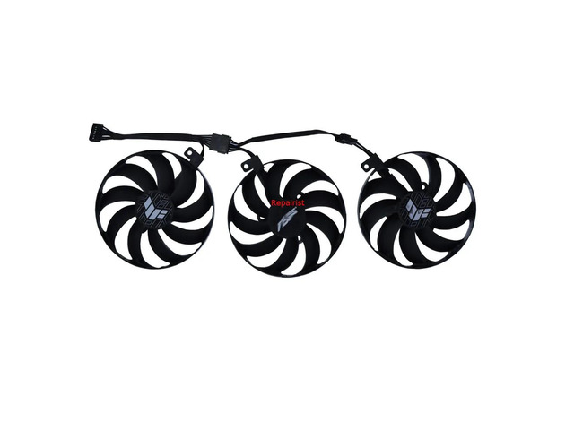 3-piece set: GPU VGA cooler, graphics card fan, T129215BU, for RX 6700 XT O12G GAMING and RTX 3070 Ti 8G OC.
