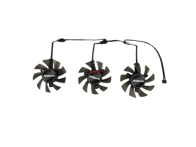 3 units/set, GA81S2U, graphics card cooling fan, suitable for graphics cards such as RX 5700 XT Challenger Pro 8G OC, RX 5600XT Phantom 6G, VII...