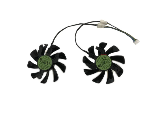 2 units/set, T129215SU, GPU graphics card fan, suitable for RTX 3070, graphics card cooler, can replace T129215BU.
