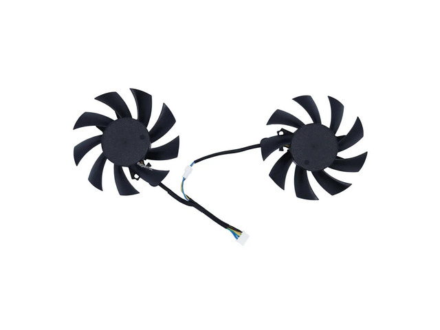 VGA GPU cooler fan for KFA2 RTX 2070 2060 white mini graphics cards, also compatible with RTX 2060, 2 units/set, FY08015M12LPA