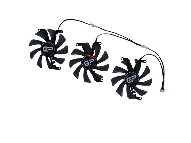 3-piece set: Graphics card fan, graphics card cooler, T129215SU, suitable for RTX 3080 10GB and RTX 4070Ti 12GB