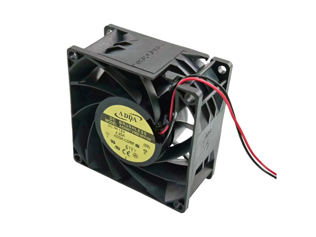 AS08012MB389100 DC 12V 2.20A 8038 High-Speed Cooling Fan 80x80x38mm 14000RPM 112CFM Powerful Airflow Ball Bearing