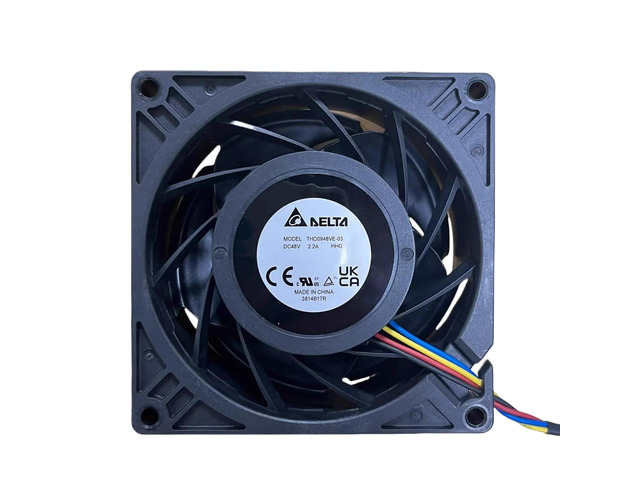 Suitable for THD0948VE-03 48V 2.2A high-speed blower - 90x90x38mm, 14500RPM, 162CFM, server industrial cooling fan.