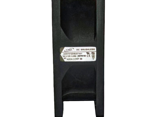 AD07012DB257301 70x70x25mm 7025 Cooling Fan 12V 0.25A - Suitable for PC Case, CPU Cooler, and Power Supply Cooling