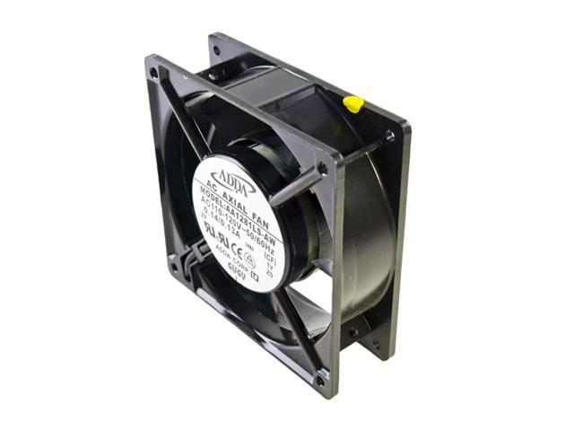 120x120x38mm AC110-120V cooling fan for AA1281LS-AW, 12038 rack mount, suitable for industrial and commercial equipment.