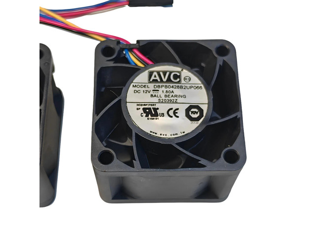 One high-speed industrial computer cooling fan suitable for DBPB0428B2UP066 40x40x28mm 12V 1.80A 4-wire PWM server cooling fan.