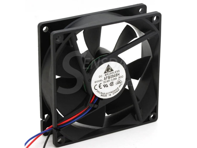 Two 90mm fans for AFB0948H-R00 48V 9cm server cooling 0.09A, 9025 inverter industrial and application.