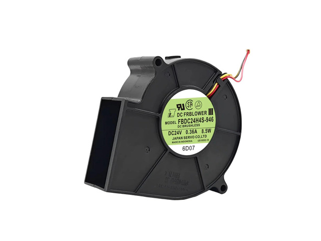 SERVO FBDC24H4S-946 97x97x33mm 24V High-Power Blower - 8.5W Cooling, 3712 RPM 97x97x33 Blower