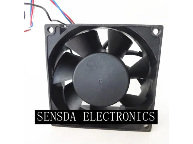 80mm fan for AD0812UB-F7BDS, 12V 1.20A high-speed cooling 5000RPM, 97CFM, 57dBA noise, PWM four-wire.