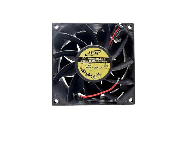 AD0924HB-F91DS 9238 Cooling Fan, 24V, suitable for inverter-type chassis power supply welding machines, 92x92x38mm, ball bearing.