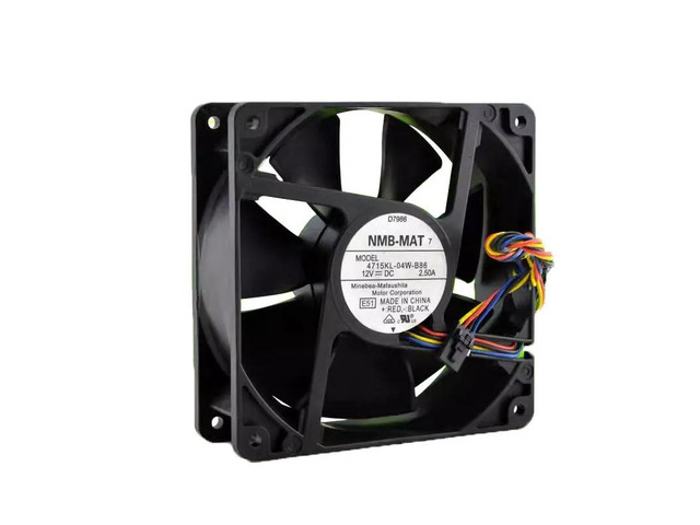 4715KL-04W-B86 120x120x38mm DC 12V 2.5A Dual Ball Bearing Server Fan for PE800