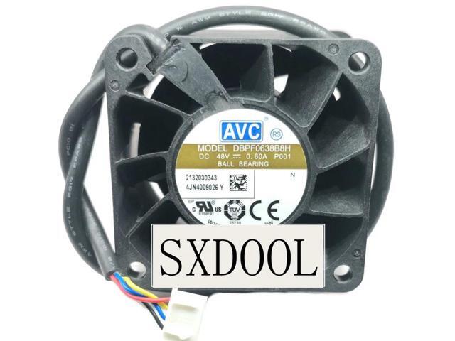 DBPF0638B8H 6038 48V 0.60A IP68 Waterproof Server Cooling Fan 60mm 6cm 60X60X38mm