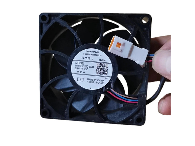 24V 0.41A 08025DE-24Q-CMD Inverter/PV Inverter Cooling Fan, DC Brushless Fan, suitable for industrial equipment.