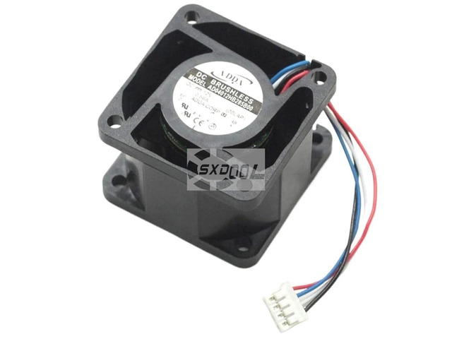 High-speed fan for AD04012HB285B00, 12V 0.56A 40mm server cooling fan, high power 6.72W, dimensions 40x40x28mm.