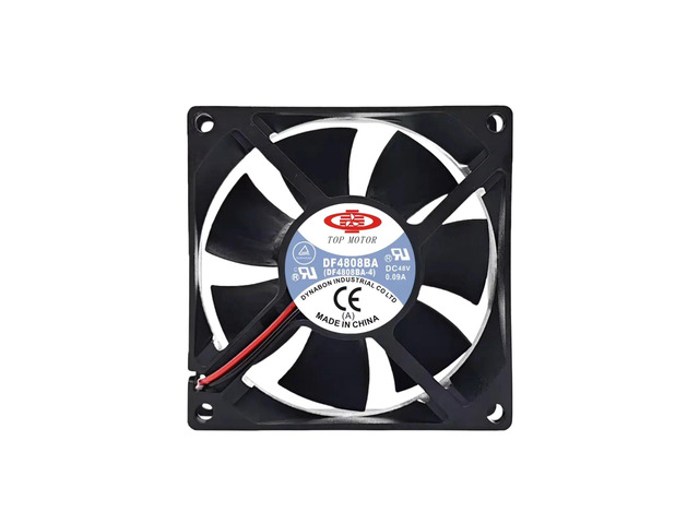 Suitable for DF4808BA-4 48V cooling fan, 80x80x25mm, 3700RPM, industrial frequency converter control cabinet cooling fan.