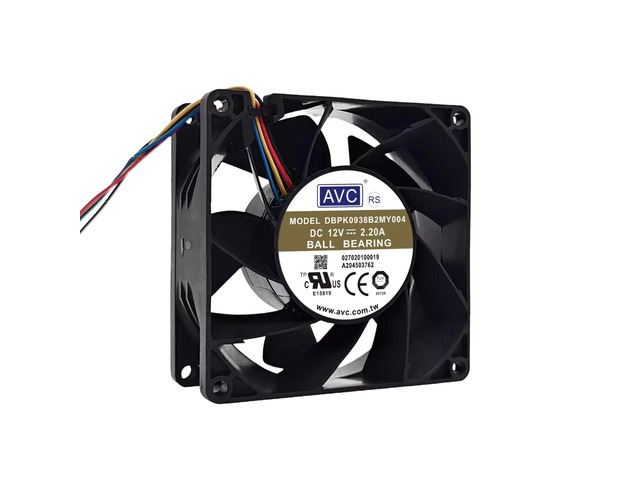 Suitable for DBPK0938B2MY004 90x90x38mm DC12V 55.3W 12900RPM high-speed industrial axial cooling fan 9cm