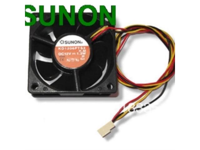 KD1206PTS2 6CM 6*6*2.5CM 60x60x25mm 6025 3-pin CPU case fan - The Van Always Fans