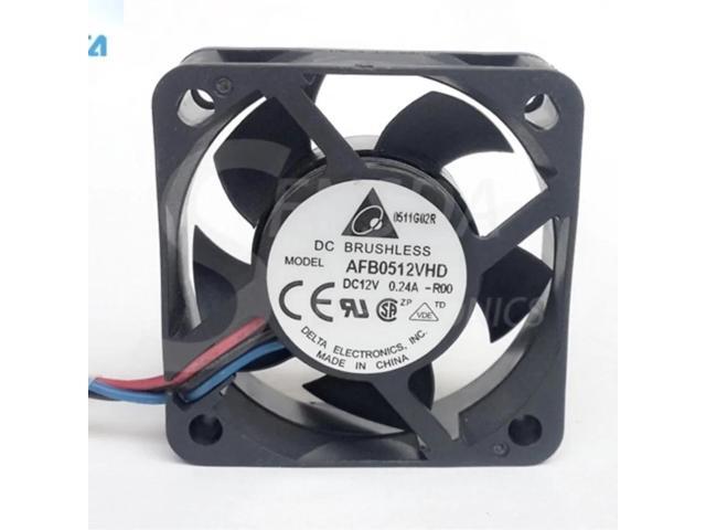 AFB0512VHD-R00 5020 50mm 5cm DC 12V 0.24A 3-wire 3-pin alarm server cooling fan