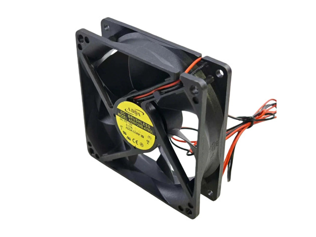 AD0912MB-A70GL 92mm 12V Cooling Fan, Dual-wire Dual Ball Bearing, 2800RPM Low-Noise Industrial Inverter Cabinet Fan