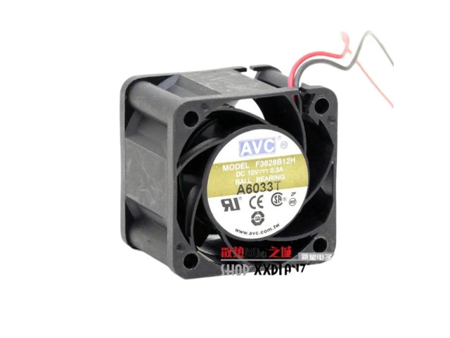 Suitable for F3828B12H 3828 3.8CM 12V 0.30A three-wire stall alarm speed signal server cooling fan