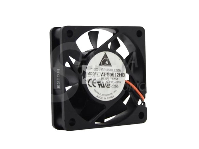 One or two 60mm 12V axial fans, suitable for AFB0612HB 60x60x15mm DC 0.15A server cooling, 3-wire.