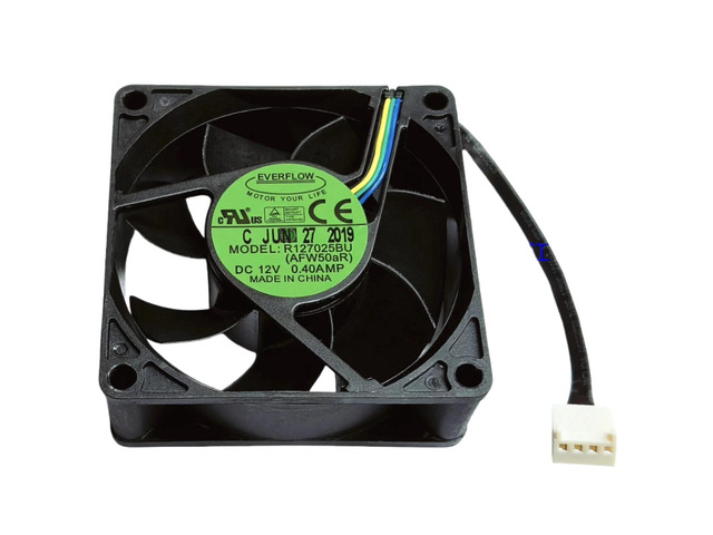 Suitable for R127025BU 7025 7CM DC 12V dual ball bearing PWM cooling fan, 5500RPM high speed