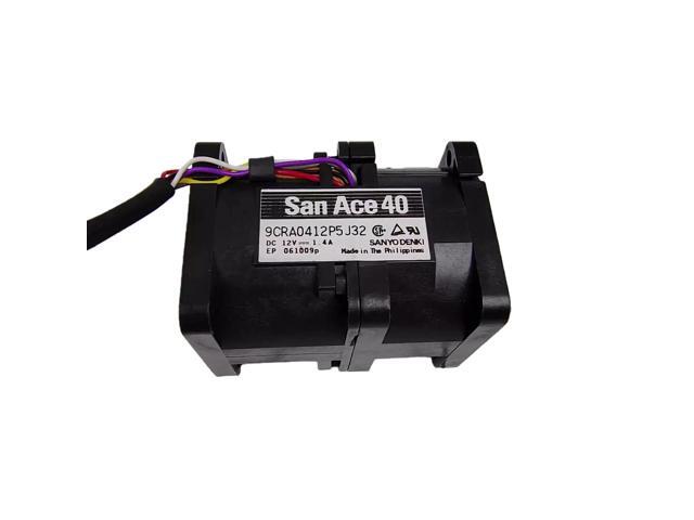Suitable for 9CRB0412P5S201 40x40x56mm 12V DC 1.4A high-speed blower, 9CRA0412P5J32, 4056 industrial cooling fan, 16.8W high-speed air blower.