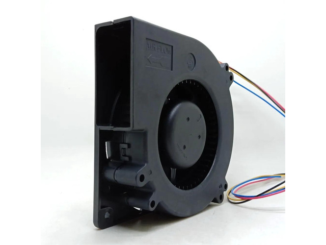 Suitable for BFB1212HH 12V 120mm DC blower turbine fan, with PWM and speed measurement function, cooling system (2 wires).