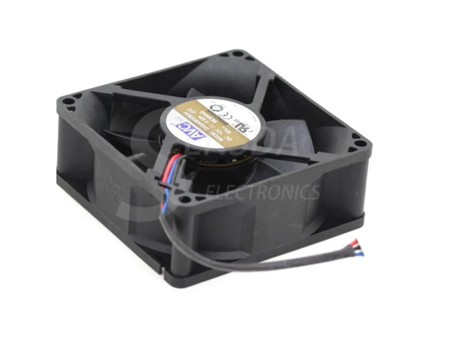 80mm x 8cm axial fan, compatible with DASA0832B2H, DC 12V 0.80A, dimensions 80x80x32mm, suitable for computer case, CPU and server cooling.