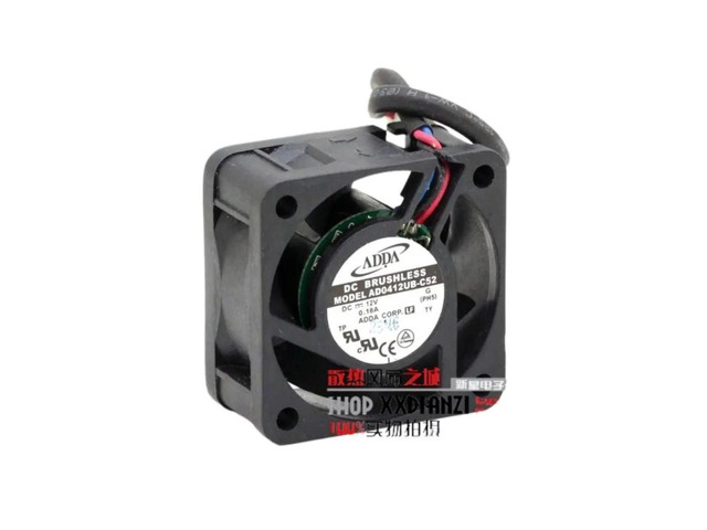 AD0412UB-C52 4020 DC 12V 0.18A 4CM Three-wire Axial Flow Chassis Cooling Fan