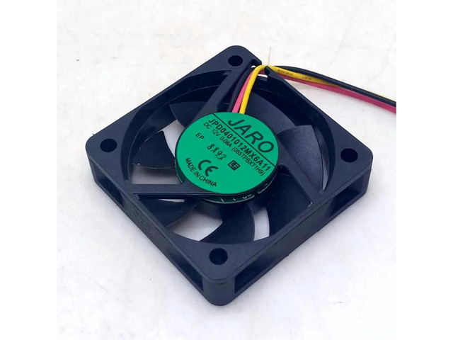 40mm fan for JPD0401012MX6A11, 4cm 12V cooling fan, 6500RPM, 3-pin connector, suitable for laptops and 3D printers.
