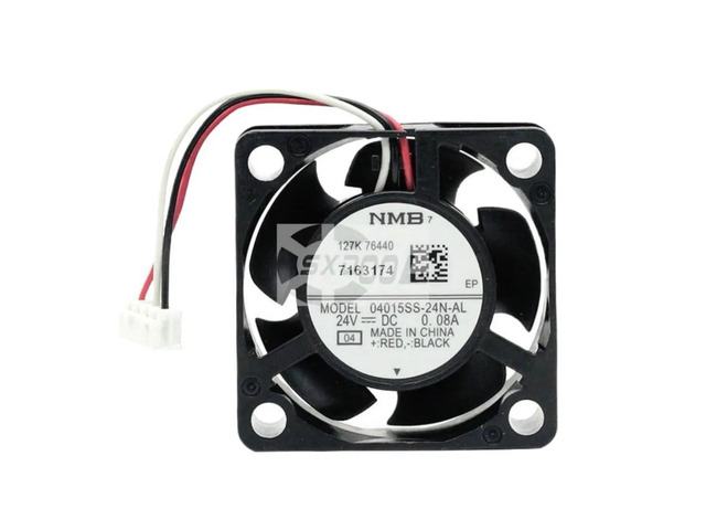 One 40mm 24V fan, compatible with 04015SS-24N-AL, dimensions 40x40x15mm, 0.08A dual ball bearing cooling fan, speed 8300RPM, airflow 7.4CFM.