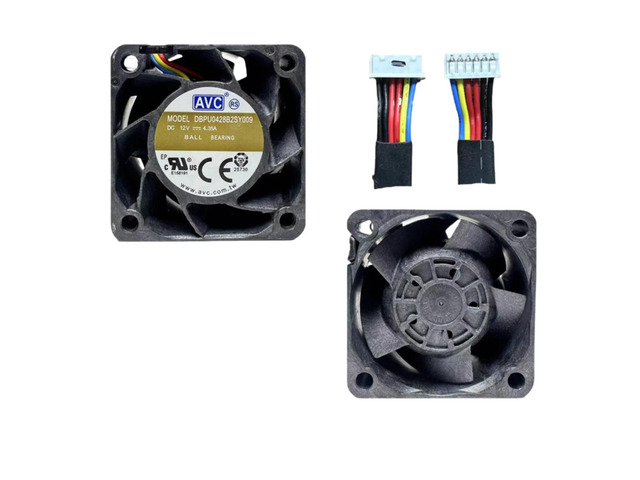 40mm fan, 12V 4.35A 40000RPM industrial cooling fan with PWM control, for DBPU0428B2SY009, with PWM control and 12cm cable.