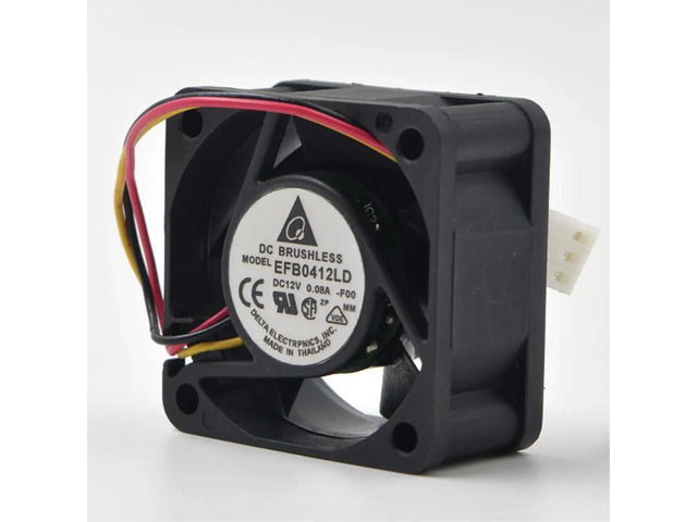 Two 4cm fans for EFB0412LD 4020 40mm 12V 0.08A dual-ball silent cooling switch case and power supply.